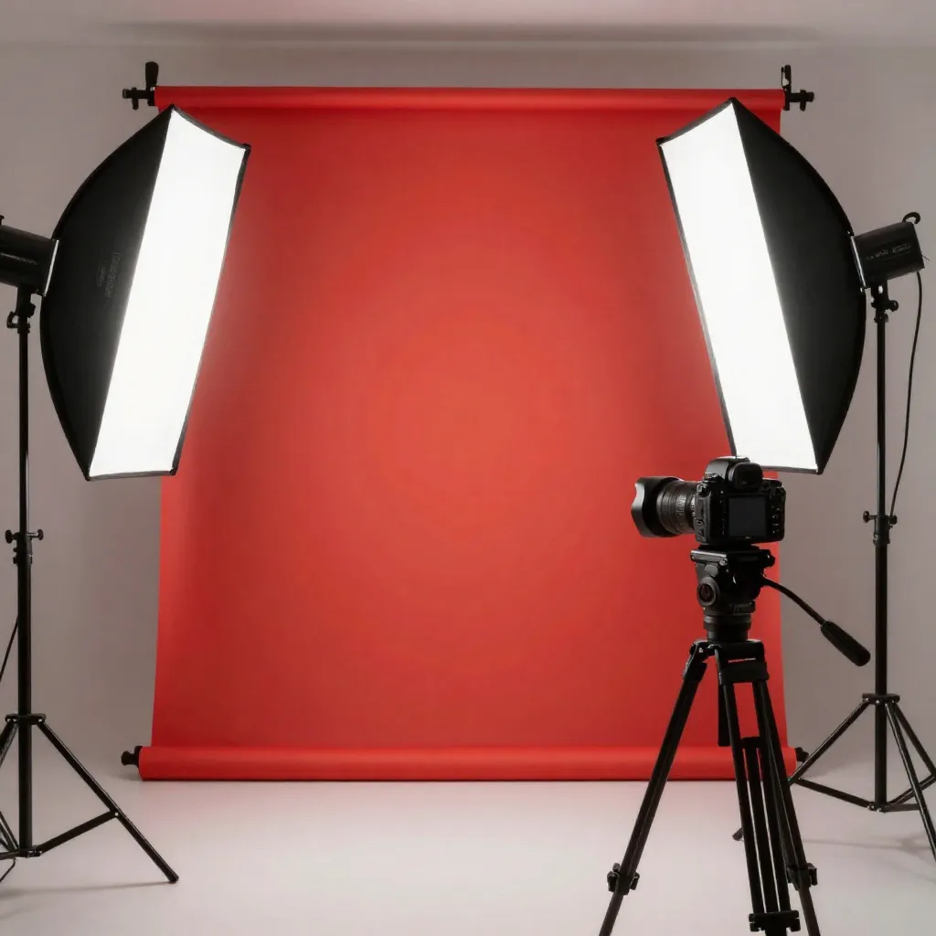 Food photography studio work